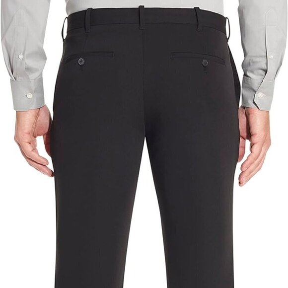 Van Heusen Men's Flat Front Straight Fit Dress Pant 40 x 30 - Picture 2 of 5